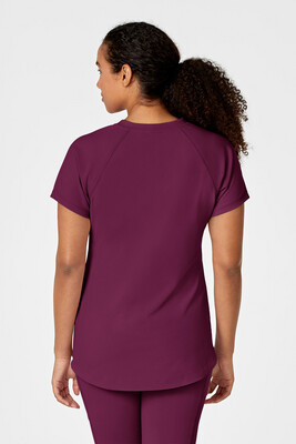 Casacca donna 6534 scollo a V wine