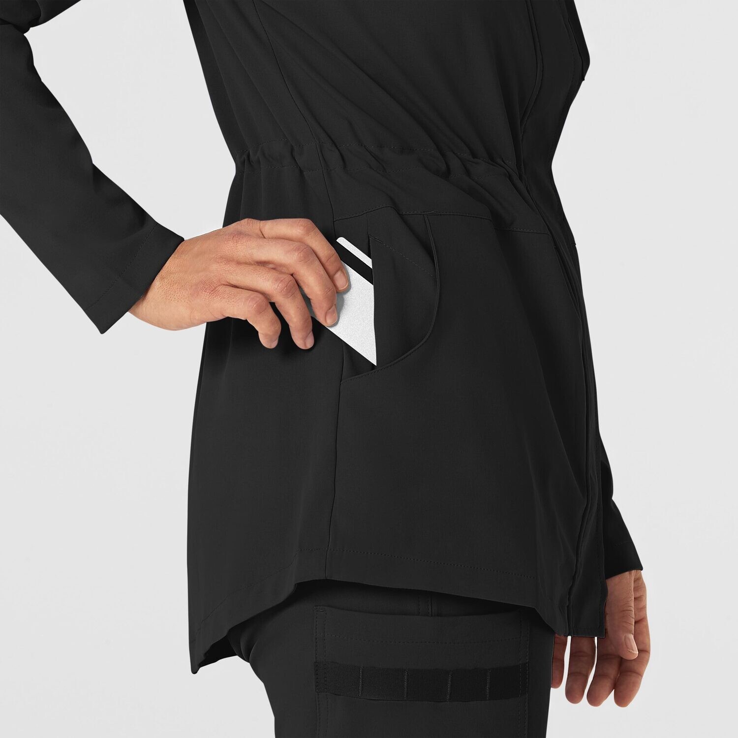 Felpa donna 8134 zip e cappuccio black