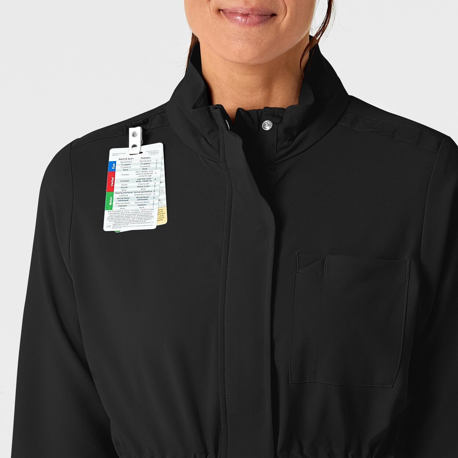 Felpa donna 8134 zip e cappuccio black
