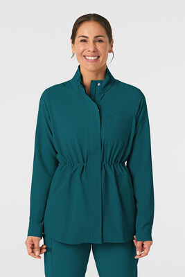 Felpa donna 8134 zip e cappuccio caribbean blue