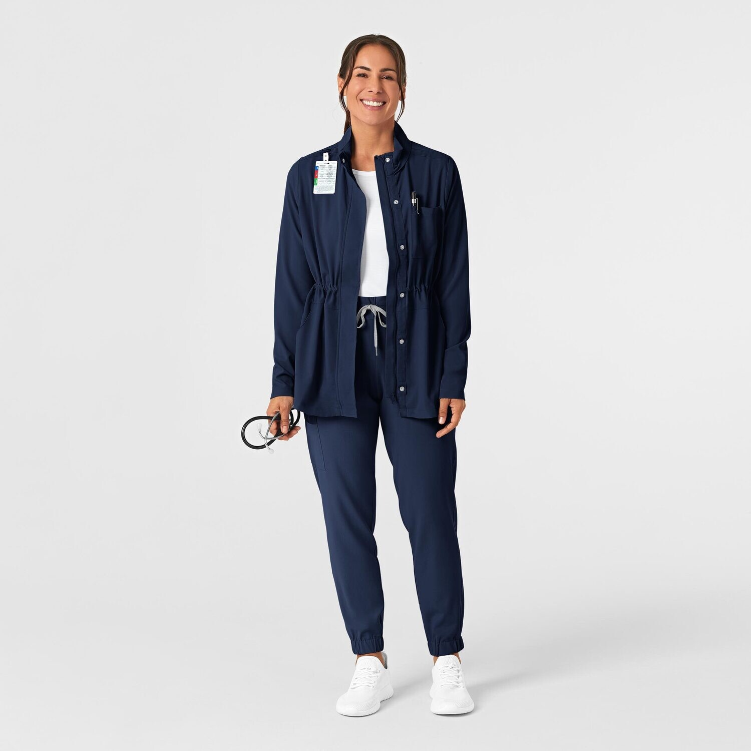 Felpa donna 8134 zip e cappuccio navy blue
