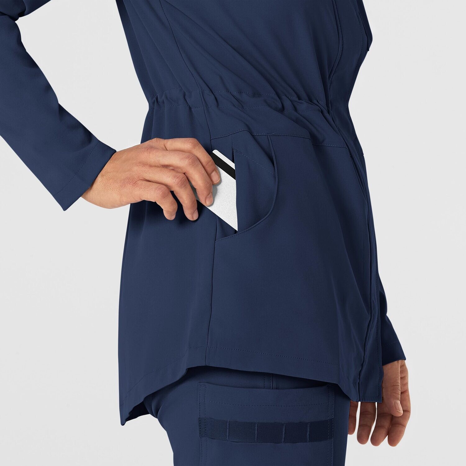 Felpa donna 8134 zip e cappuccio navy blue