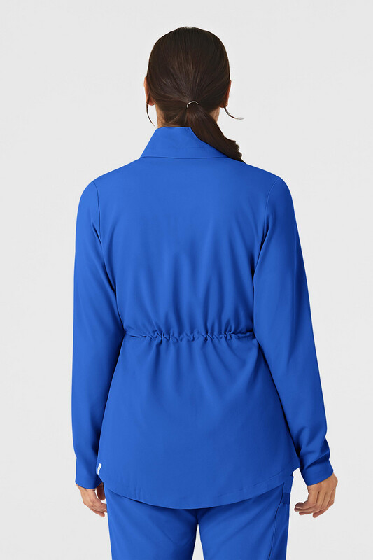 Felpa donna 8134 zip e cappuccio royal blue