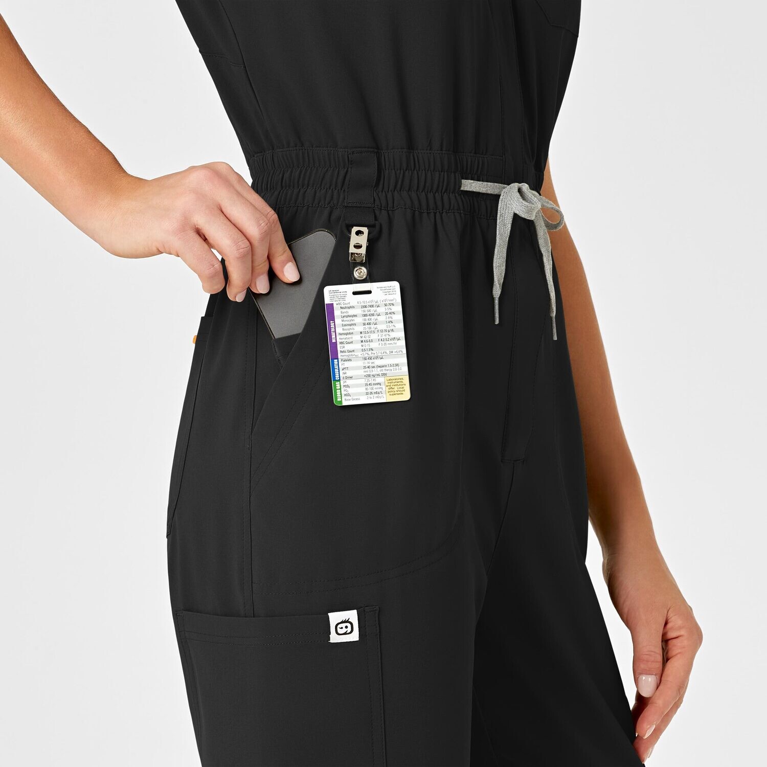 Tuta donna 3134 zip black