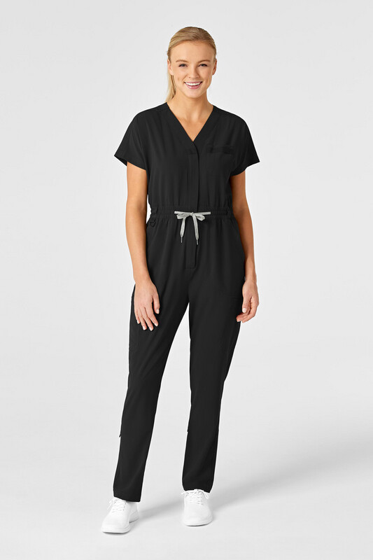Tuta donna 3134 zip black