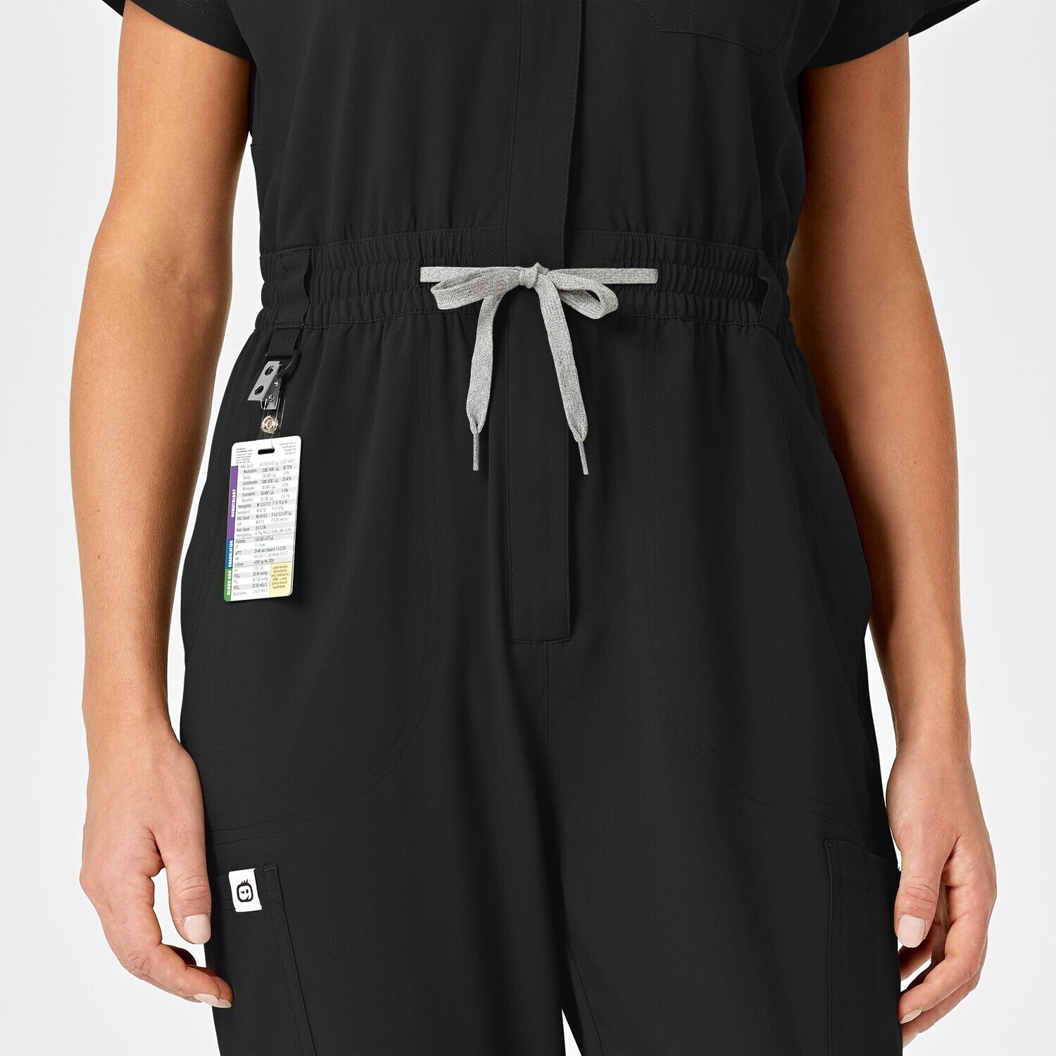 Tuta donna 3134 zip black