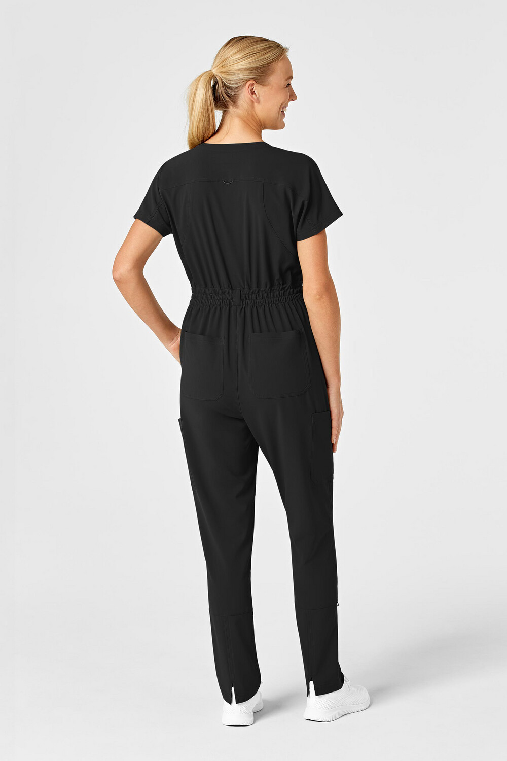 Tuta donna 3134 zip black