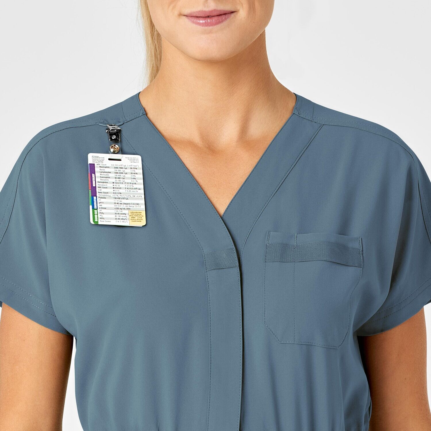 Tuta donna 3134 zip elemental blue
