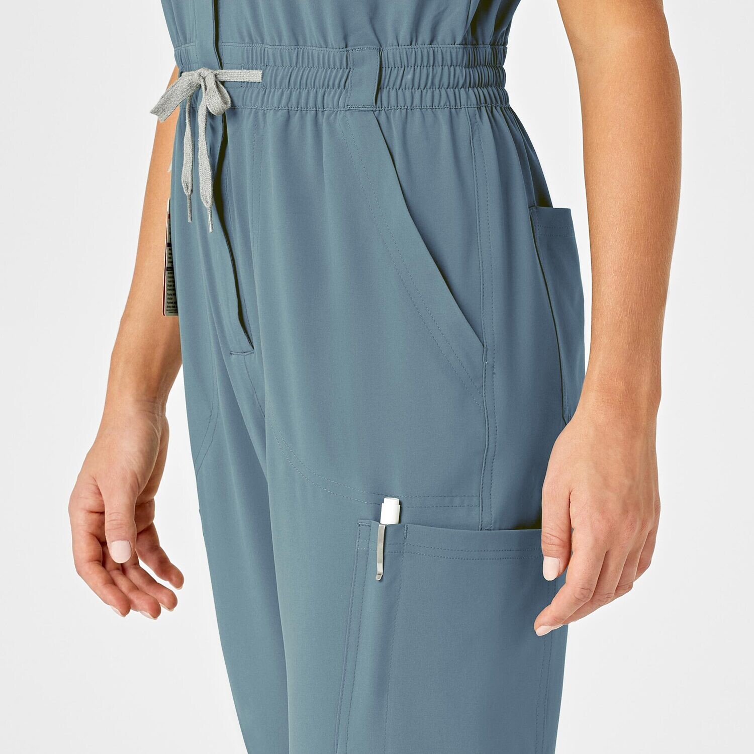 Tuta donna 3134 zip elemental blue