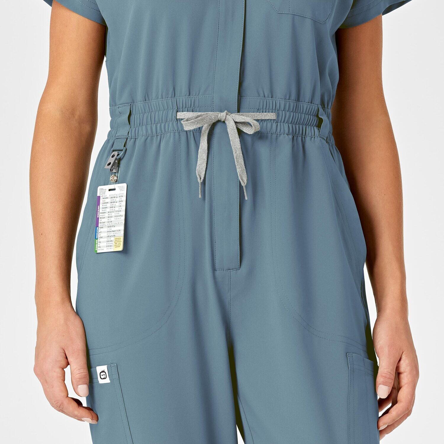 Tuta donna 3134 zip elemental blue