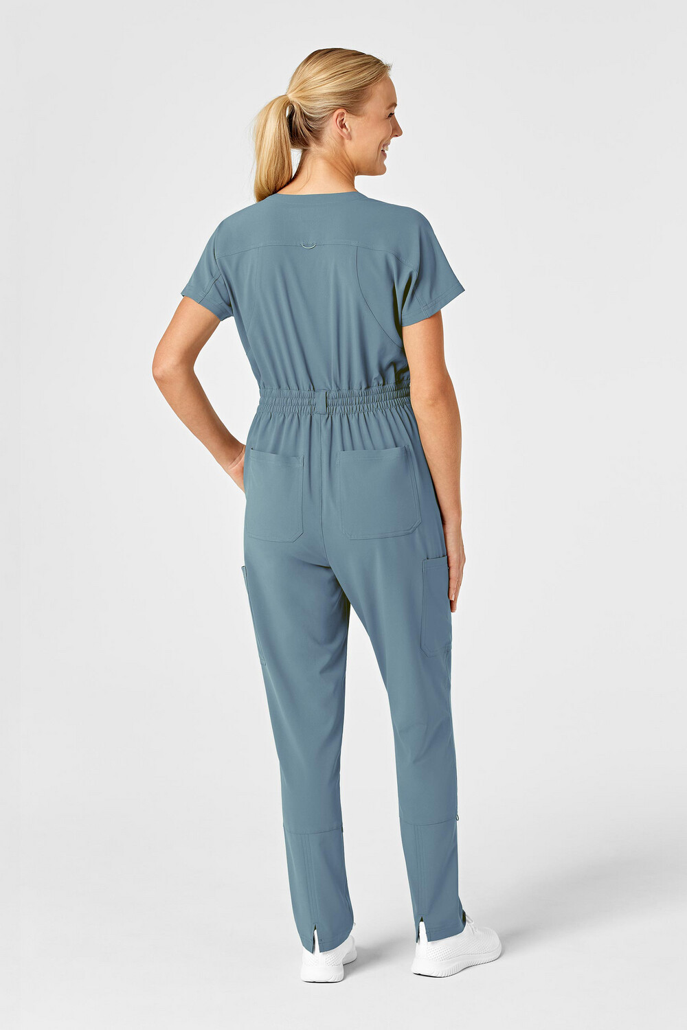 Tuta donna 3134 zip elemental blue
