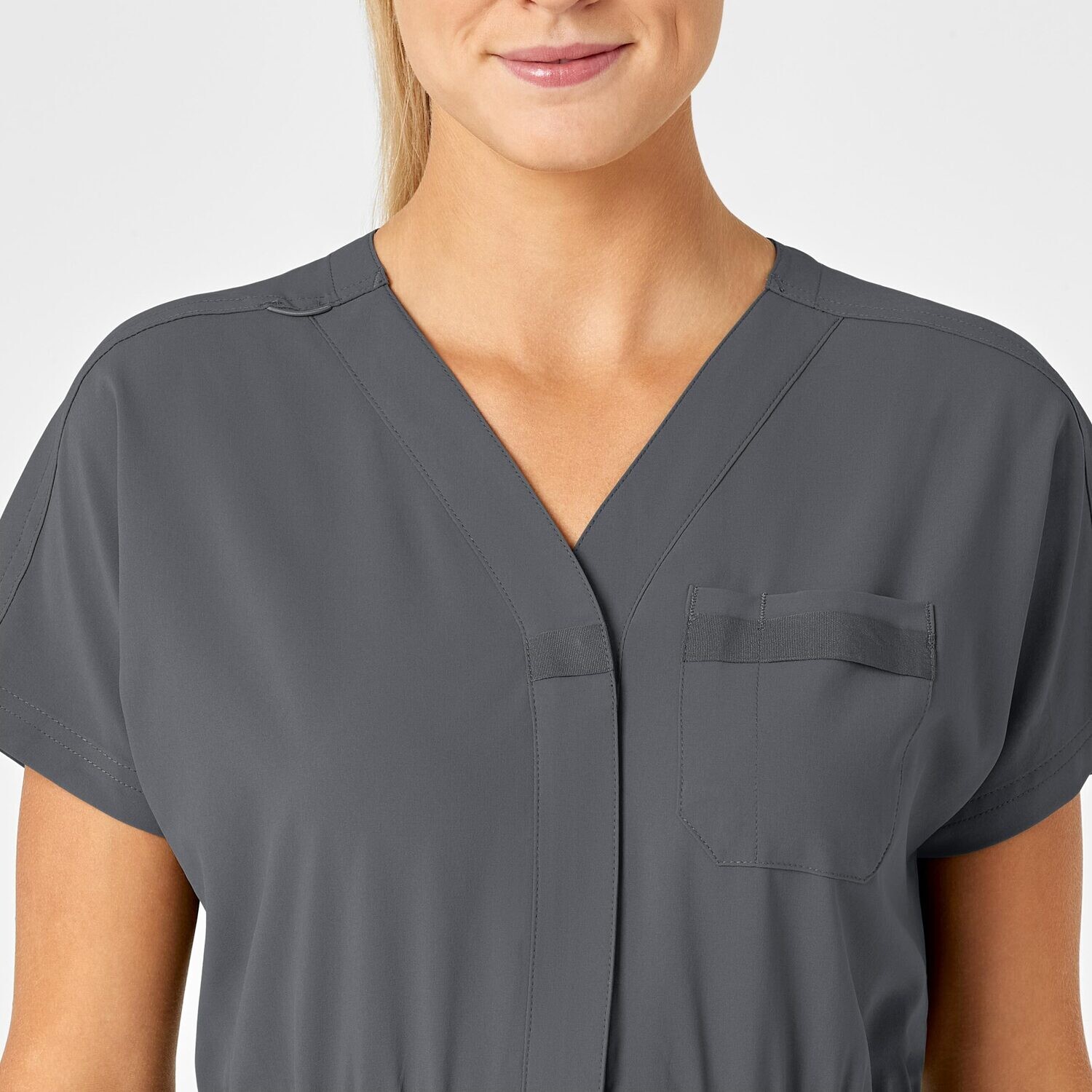 Tuta donna 3134 zip pewter
