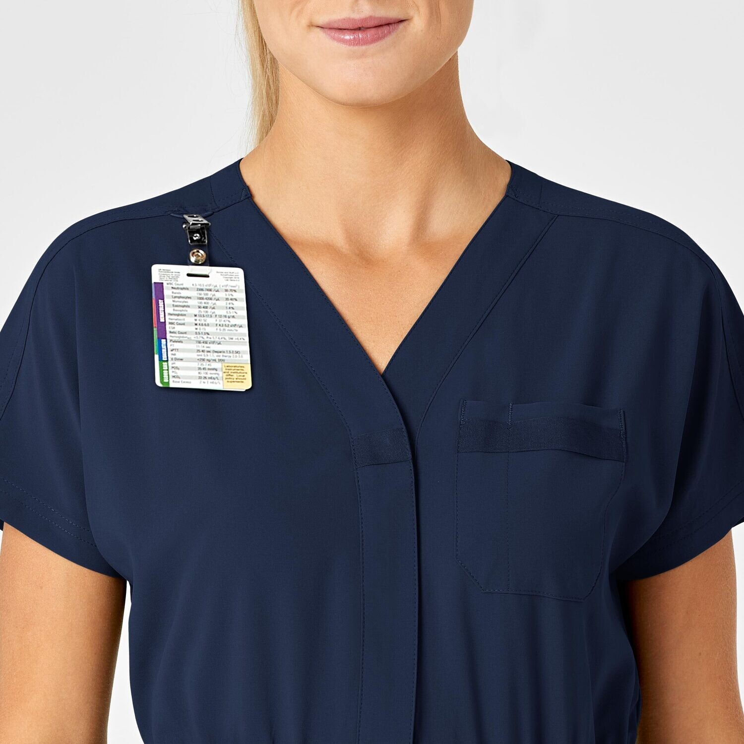 Tuta donna 3134 zip navy blue