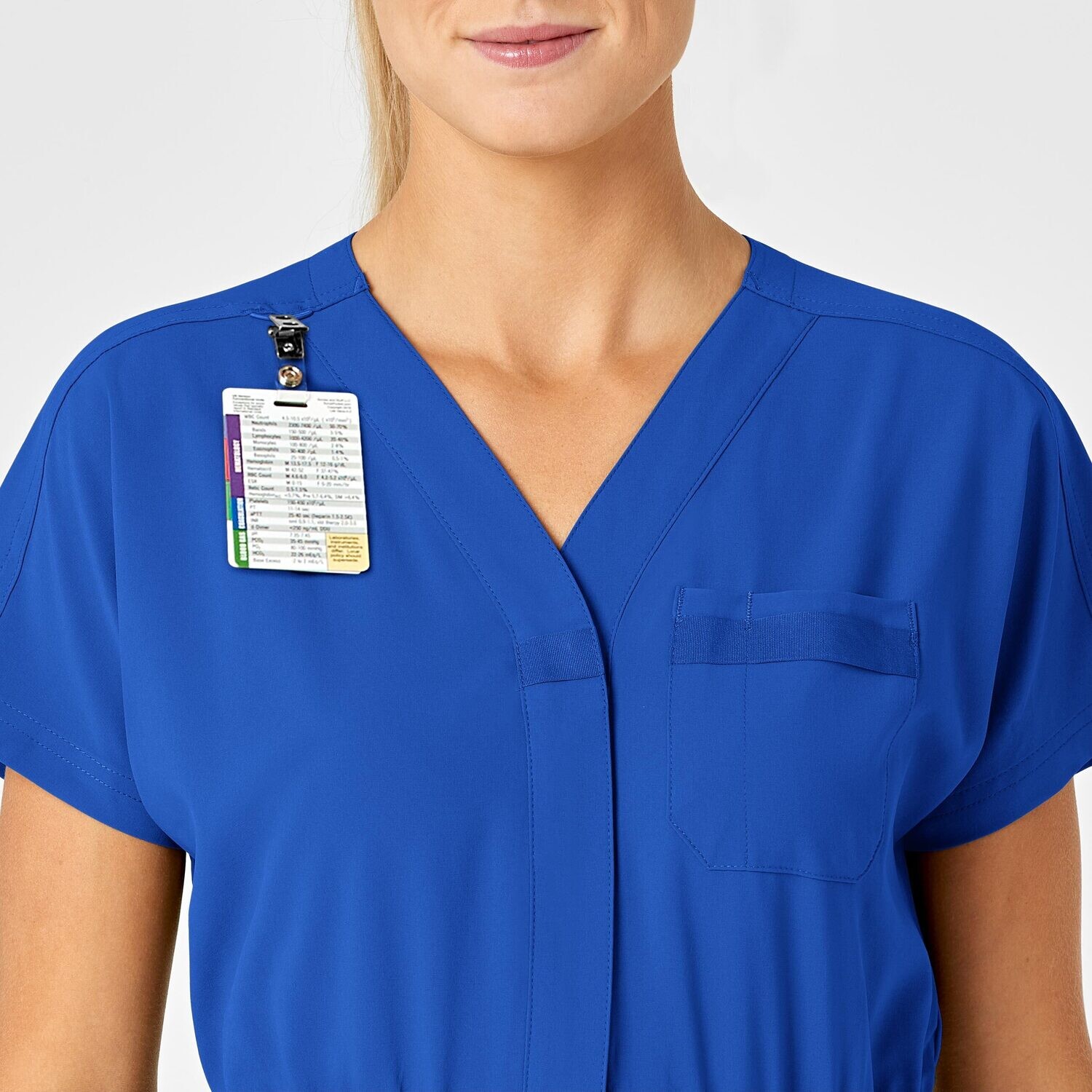 Tuta donna 3134 zip royal blue