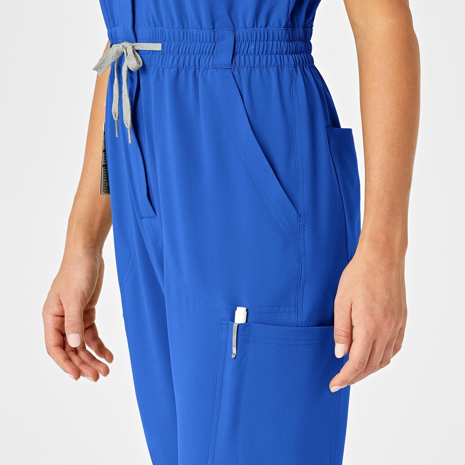 Tuta donna 3134 zip royal blue