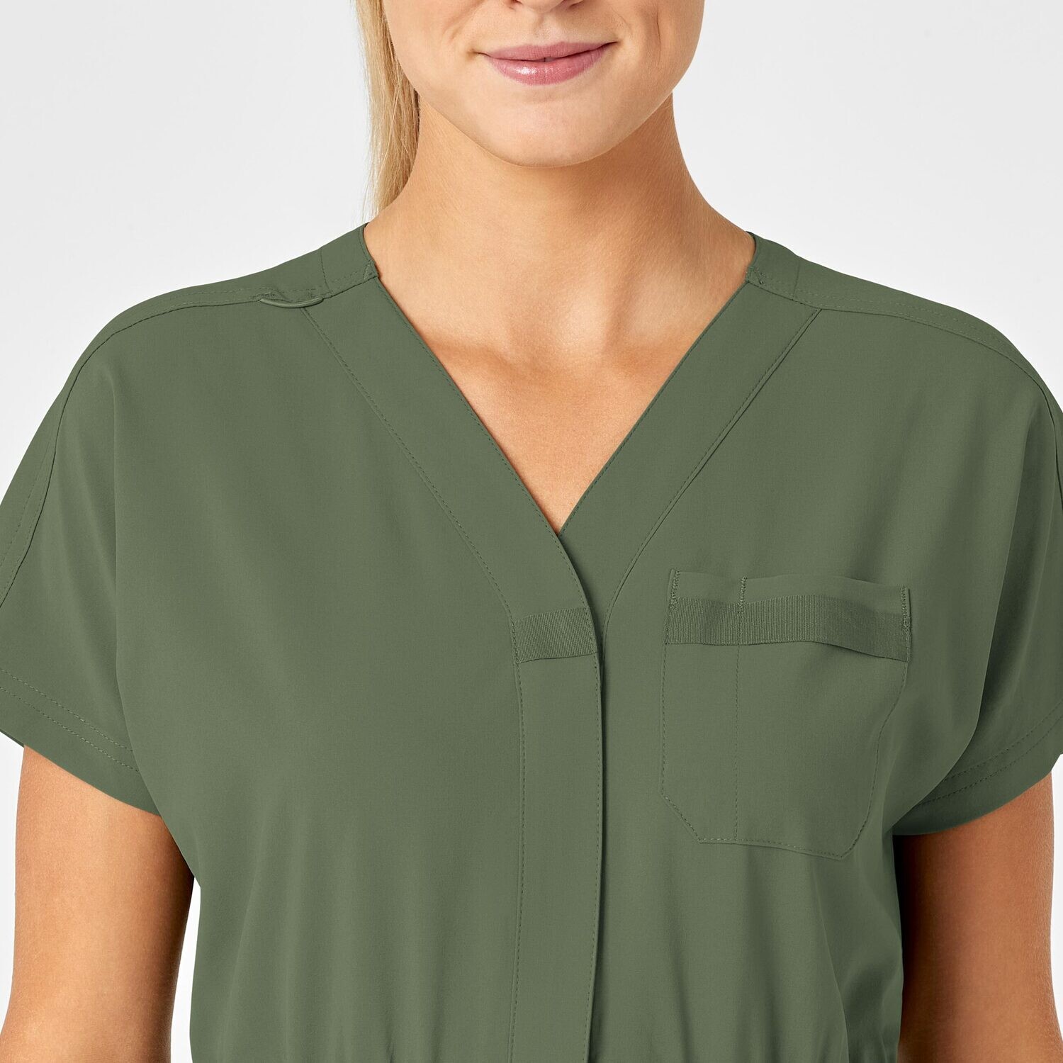 Tuta donna 3134 zip olive