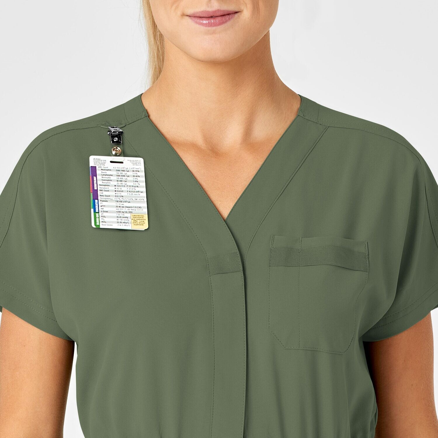 Tuta donna 3134 zip olive