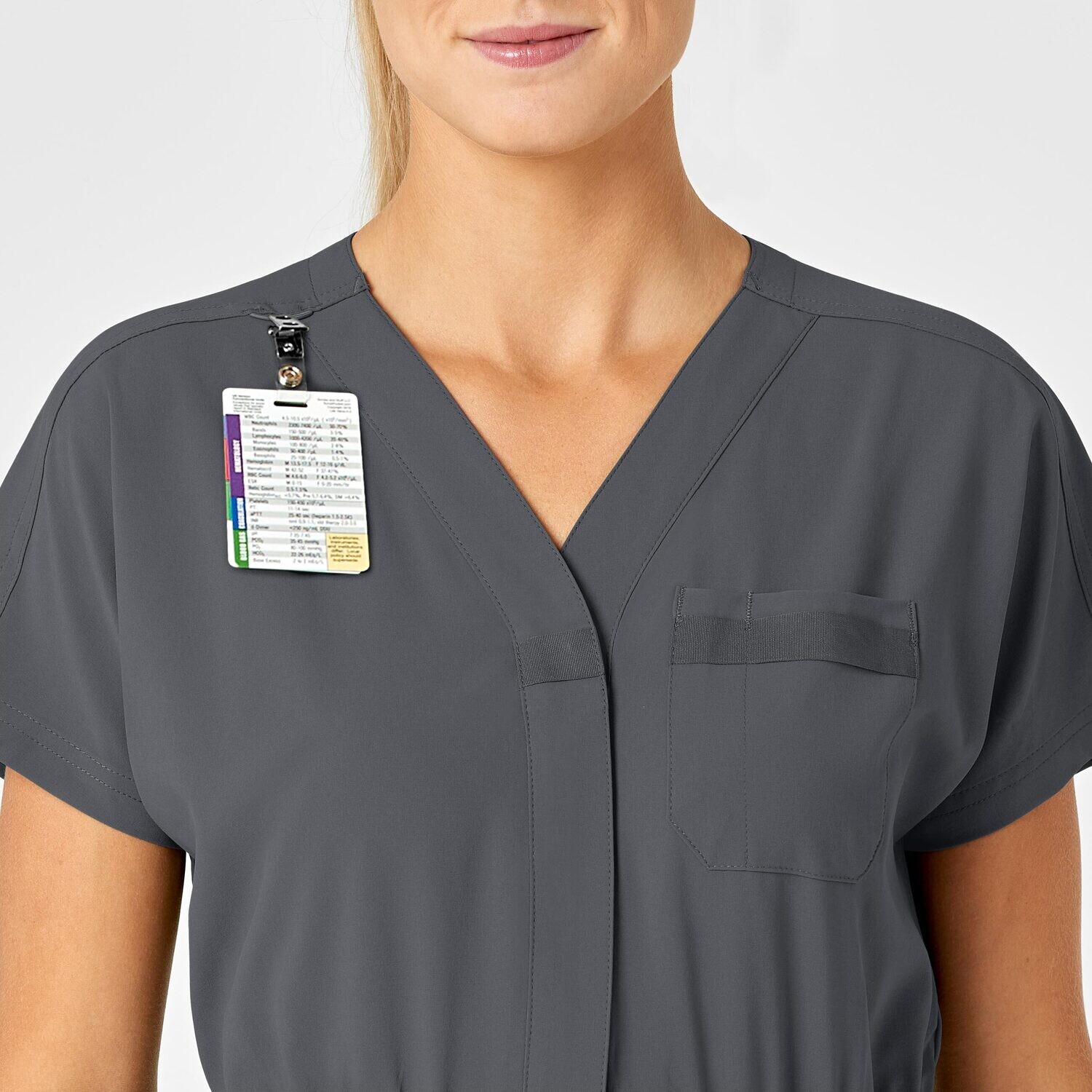 Tuta donna 3134 zip pewter