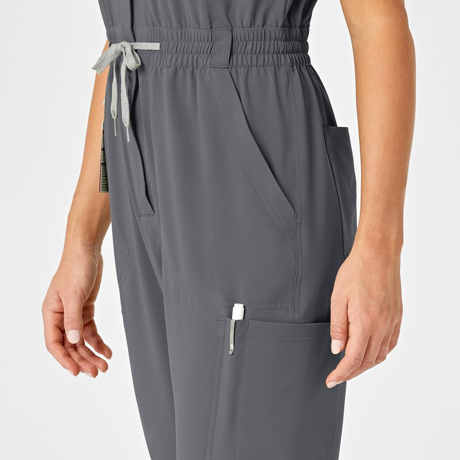 Tuta donna 3134 zip pewter