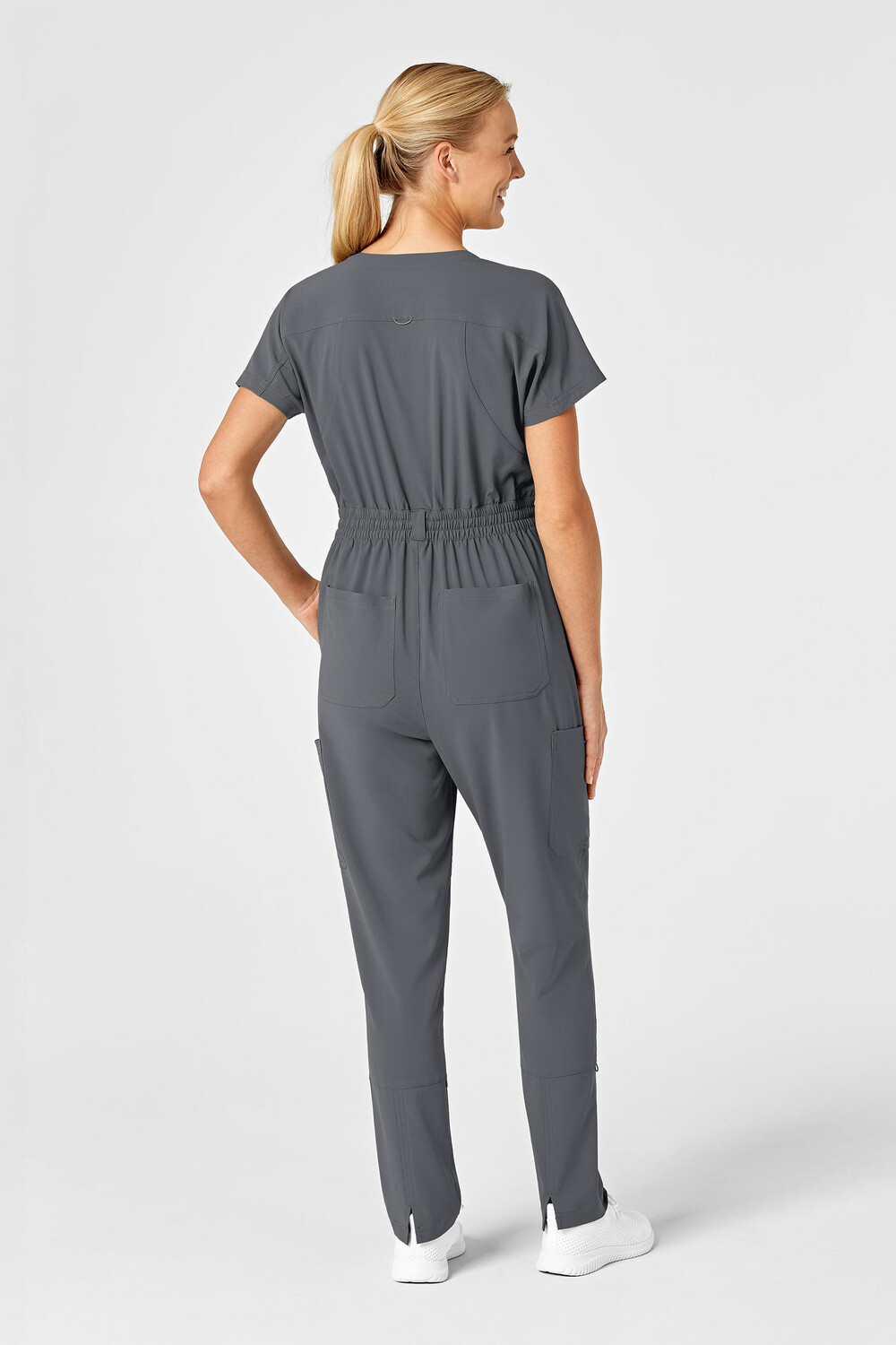 Tuta donna 3134 zip pewter