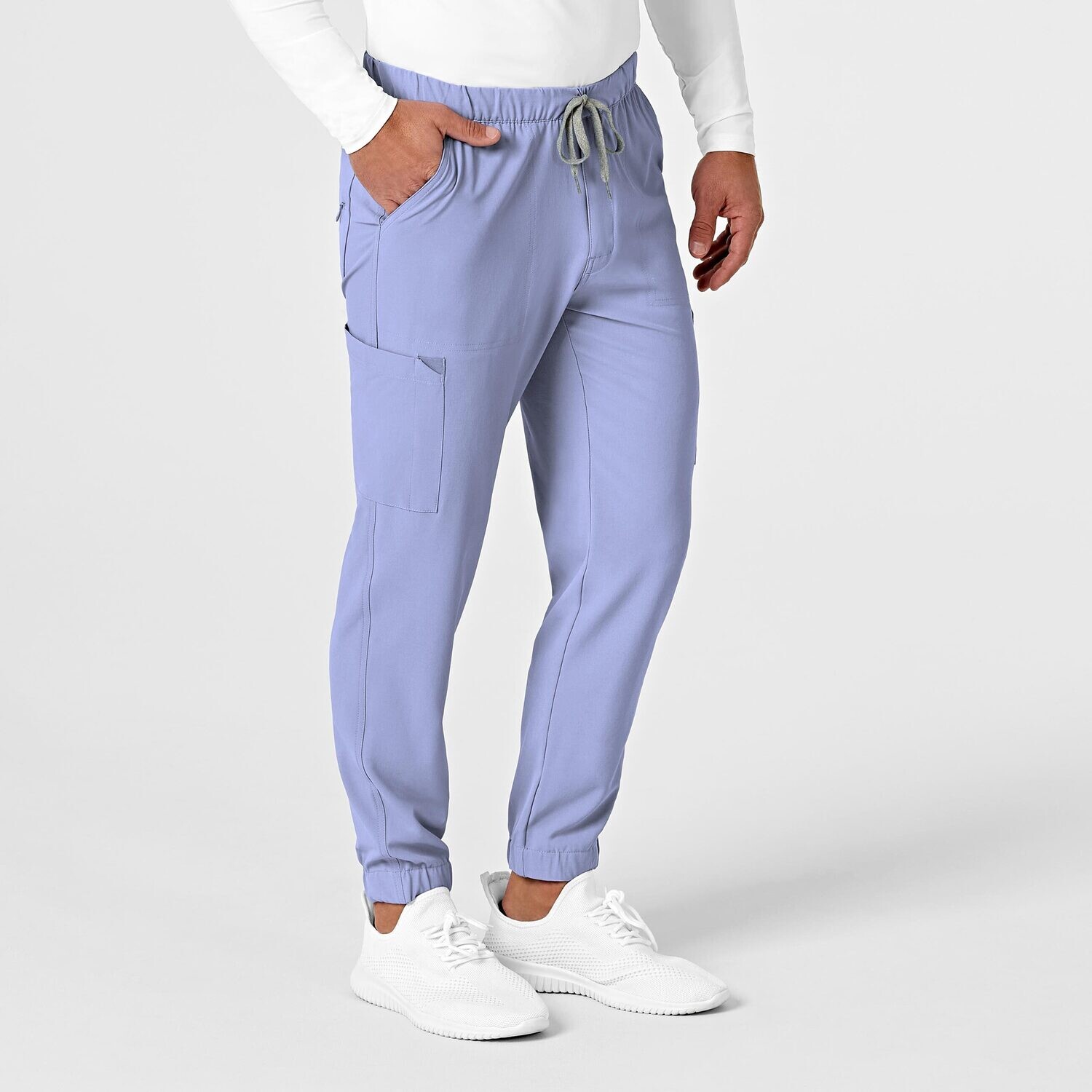 Pantalone uomo 5034 cargo jogger ceil blue