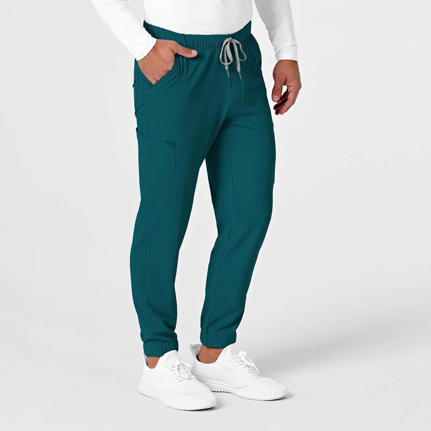 Pantalone uomo 5034 cargo jogger caribbean blue