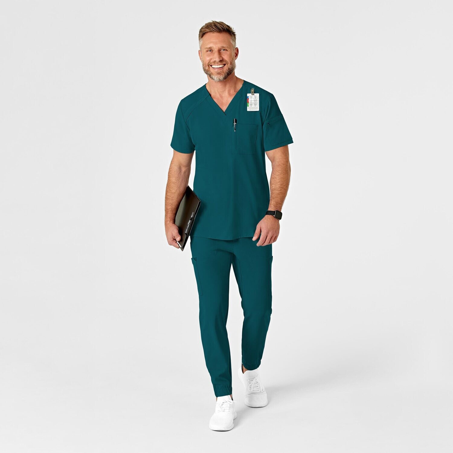 Pantalone uomo 5034 cargo jogger caribbean blue