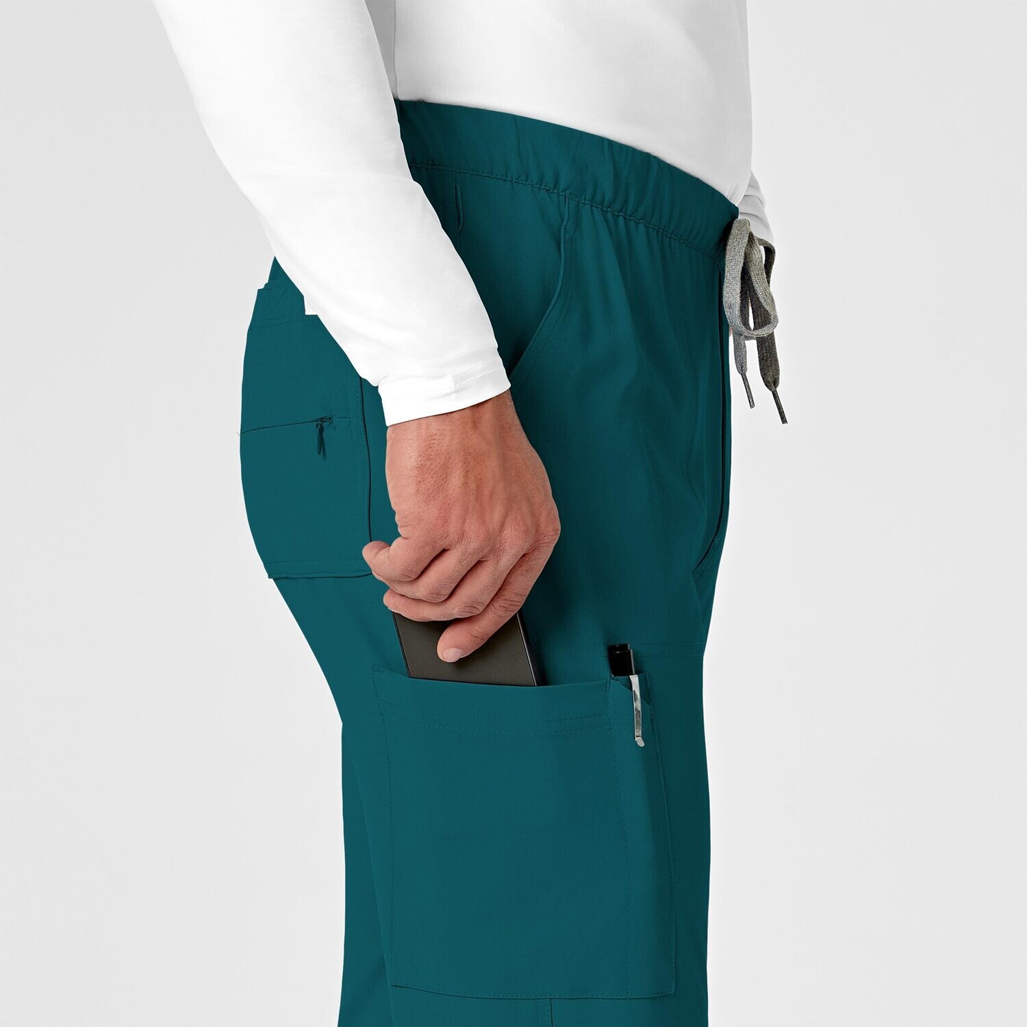 Pantalone uomo 5034 cargo jogger caribbean blue