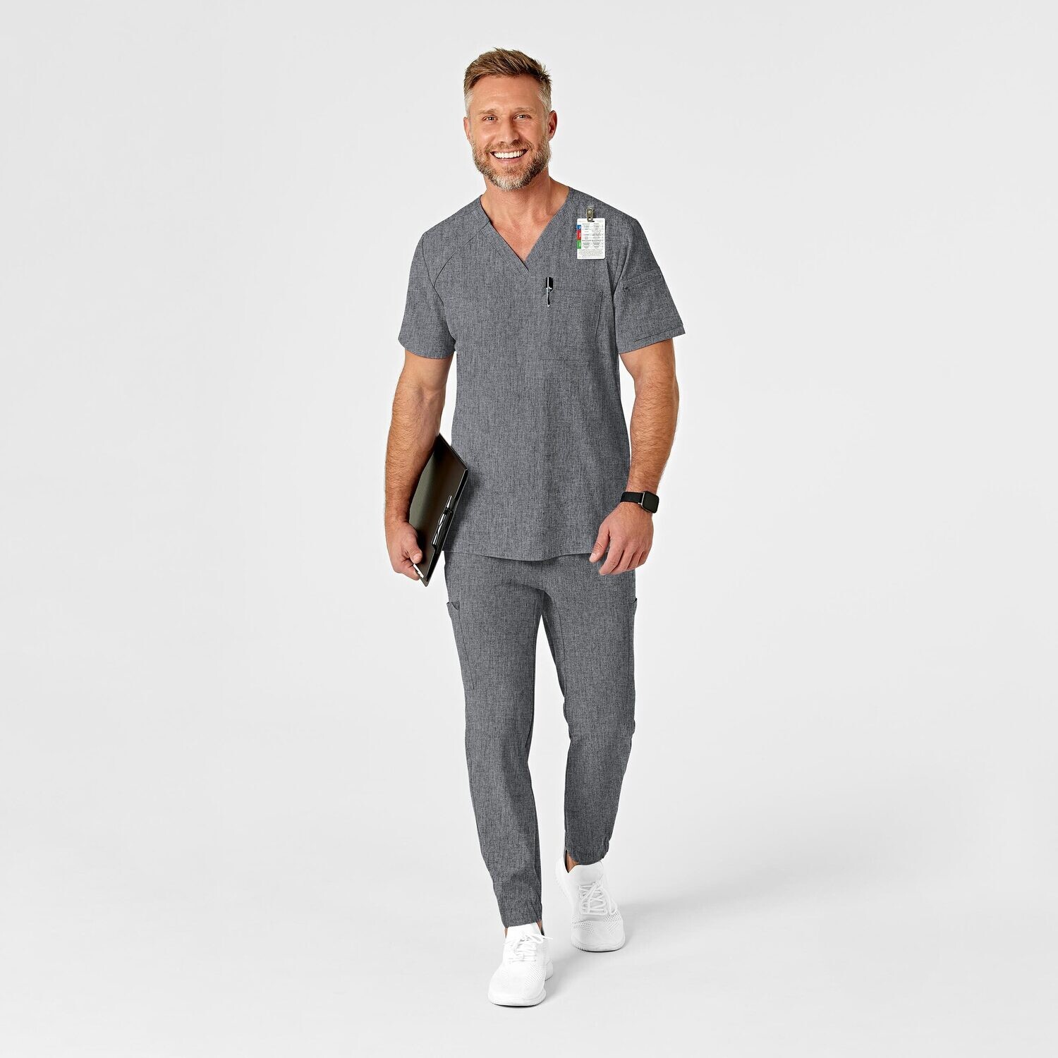 Pantalone uomo 5034 cargo jogger grey heather