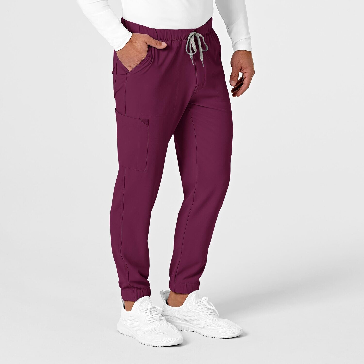 Pantalone uomo 5034 cargo jogger wine
