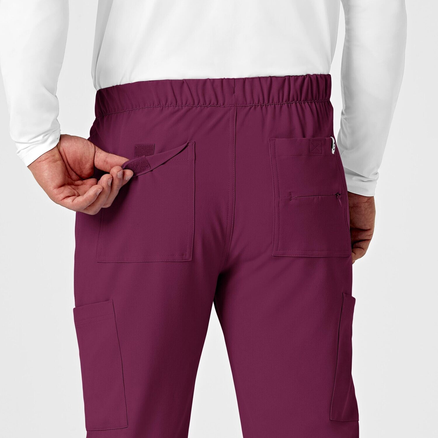 Pantalone uomo 5034 cargo jogger wine