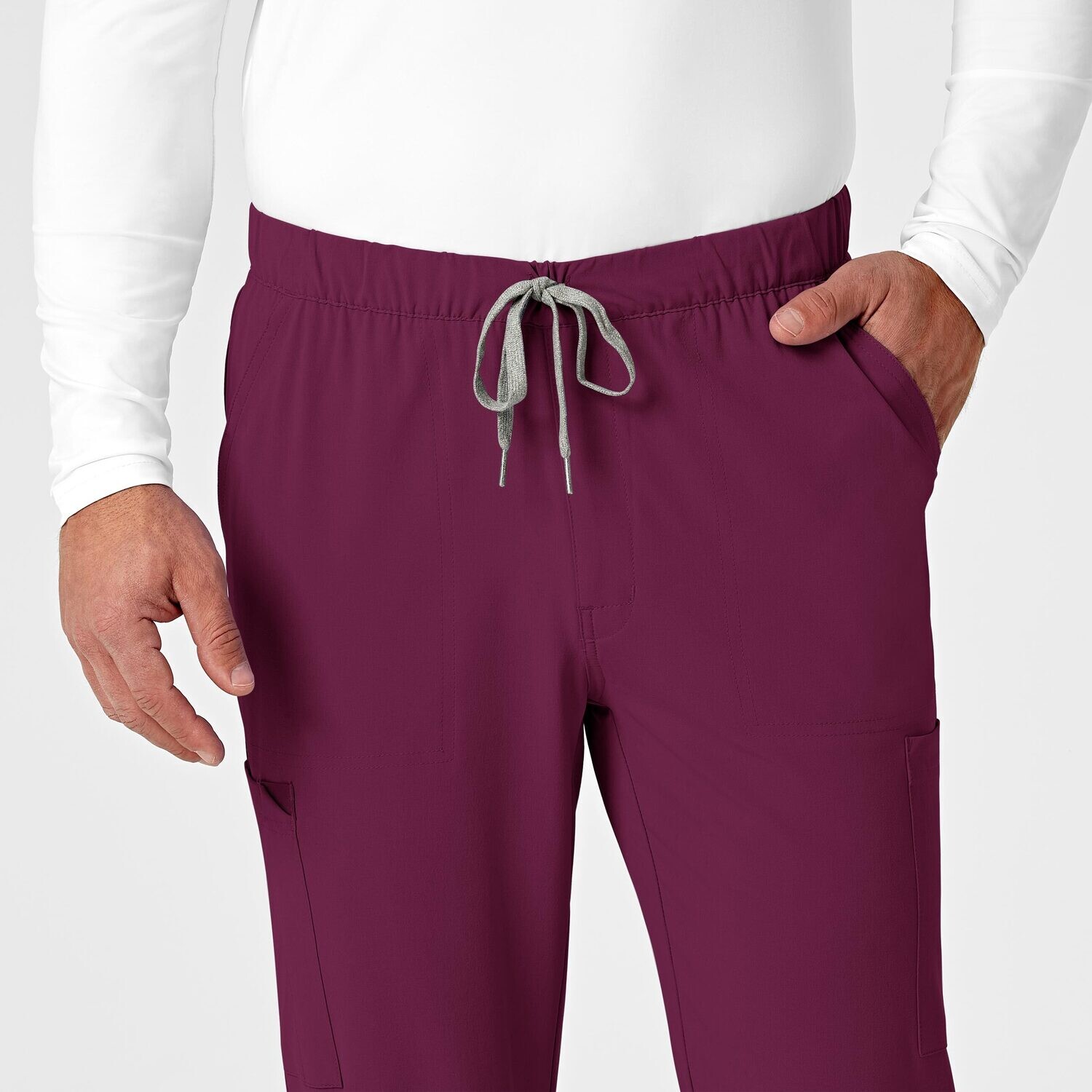 Pantalone uomo 5034 cargo jogger wine