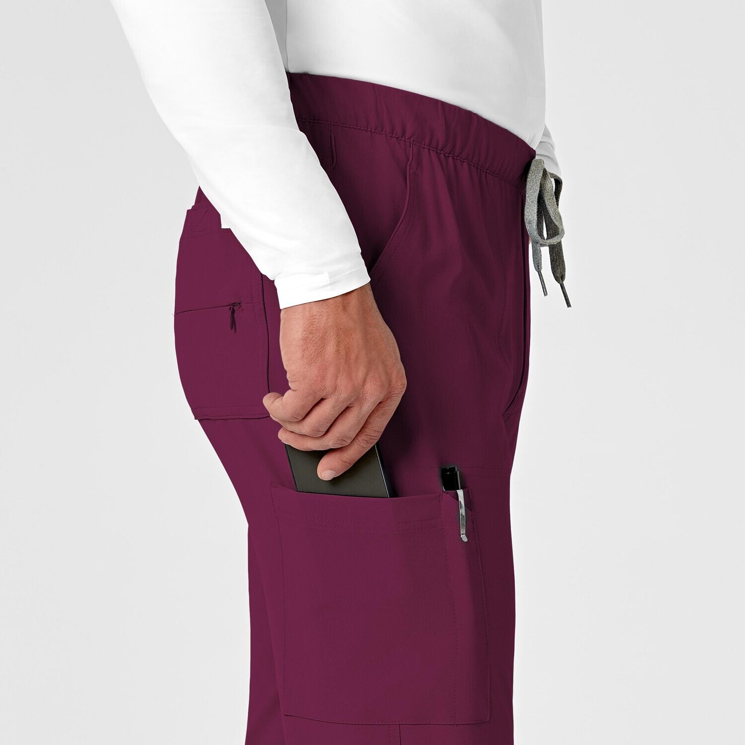 Pantalone uomo 5034 cargo jogger wine