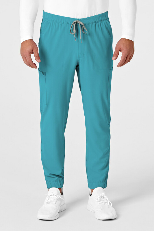 Pantalone uomo 5034 cargo jogger teal blue