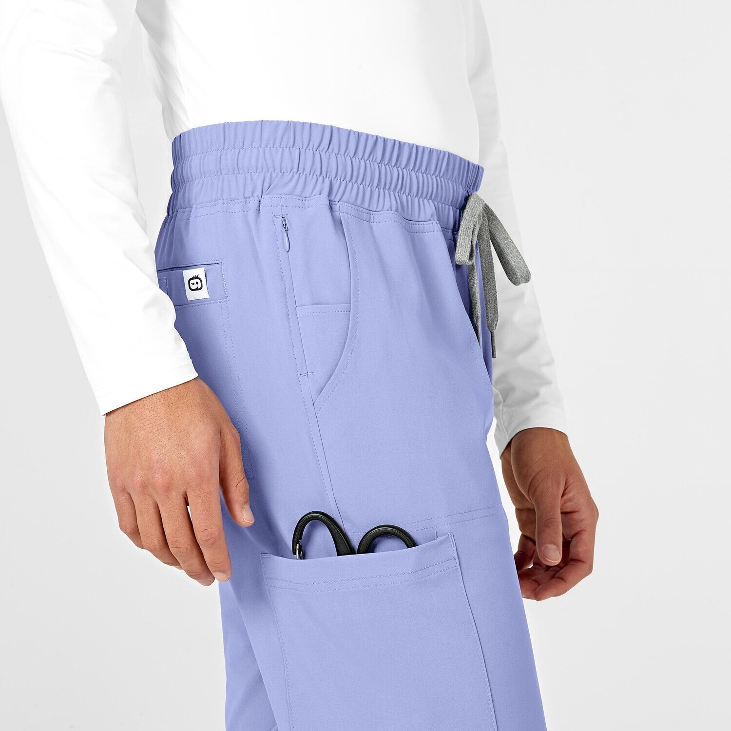 Pantalone uomo 5434 cargo ceil blue