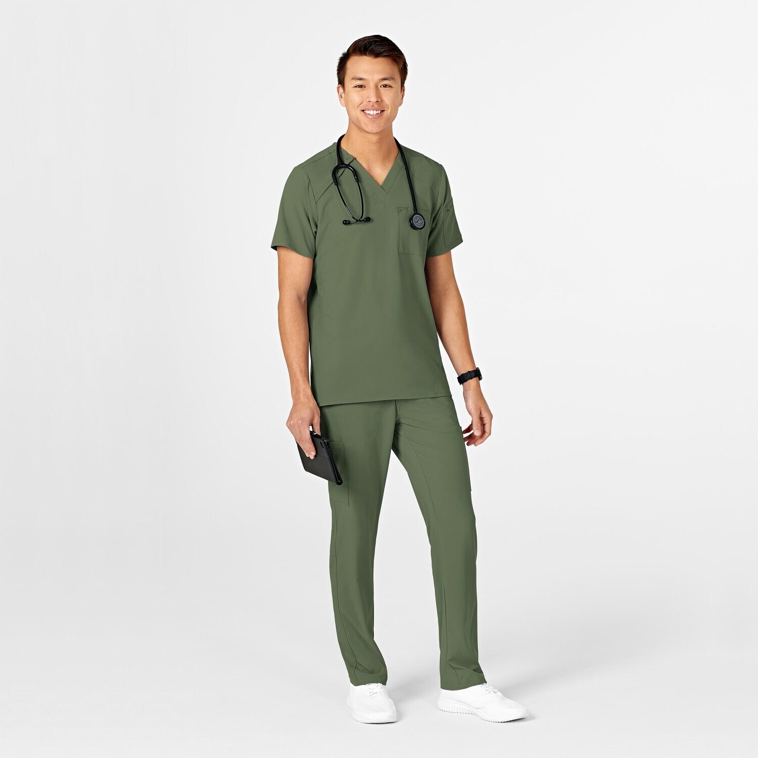 Pantalone uomo 5434 cargo olive