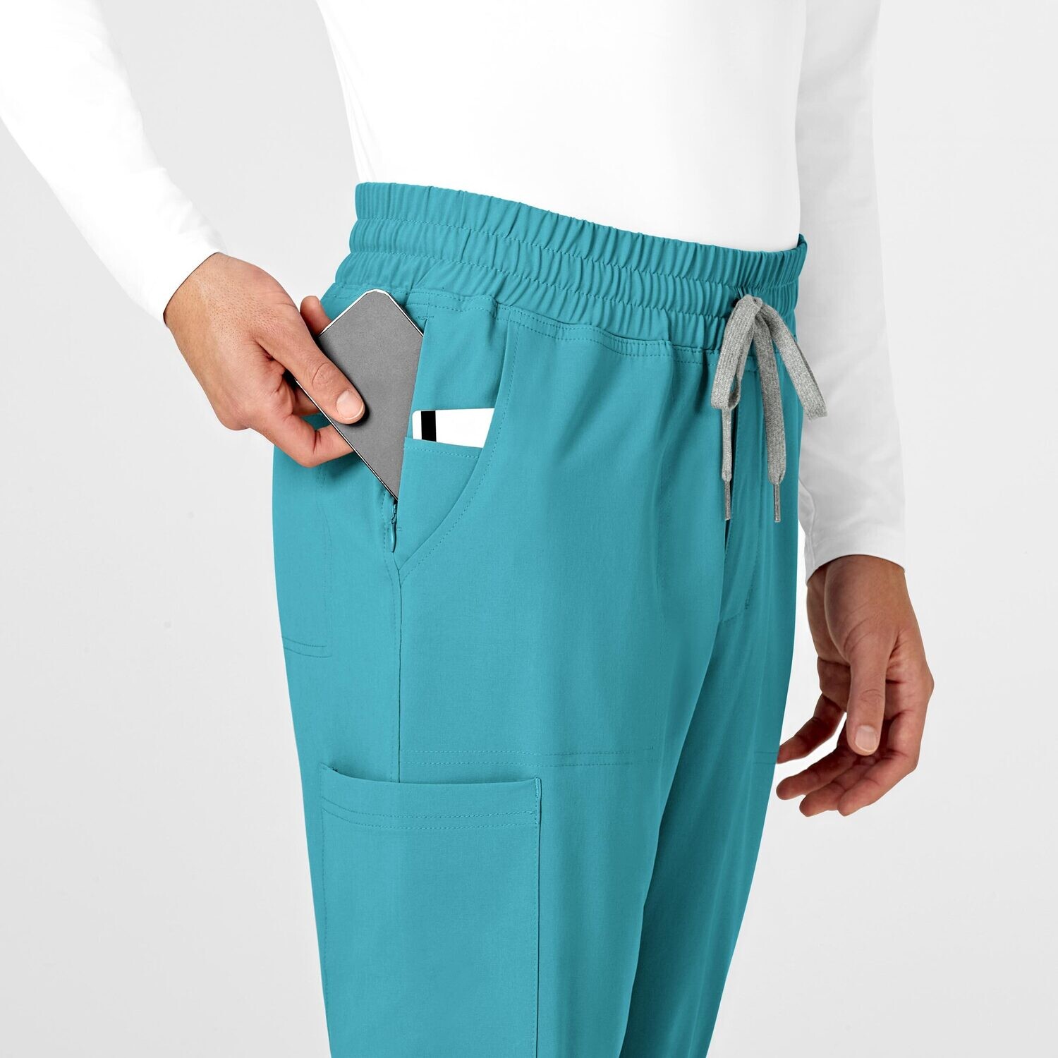 Pantalone uomo 5434 cargo teal blue