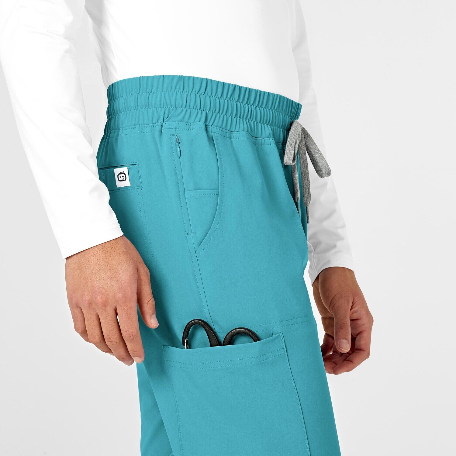 Pantalone uomo 5434 cargo teal blue