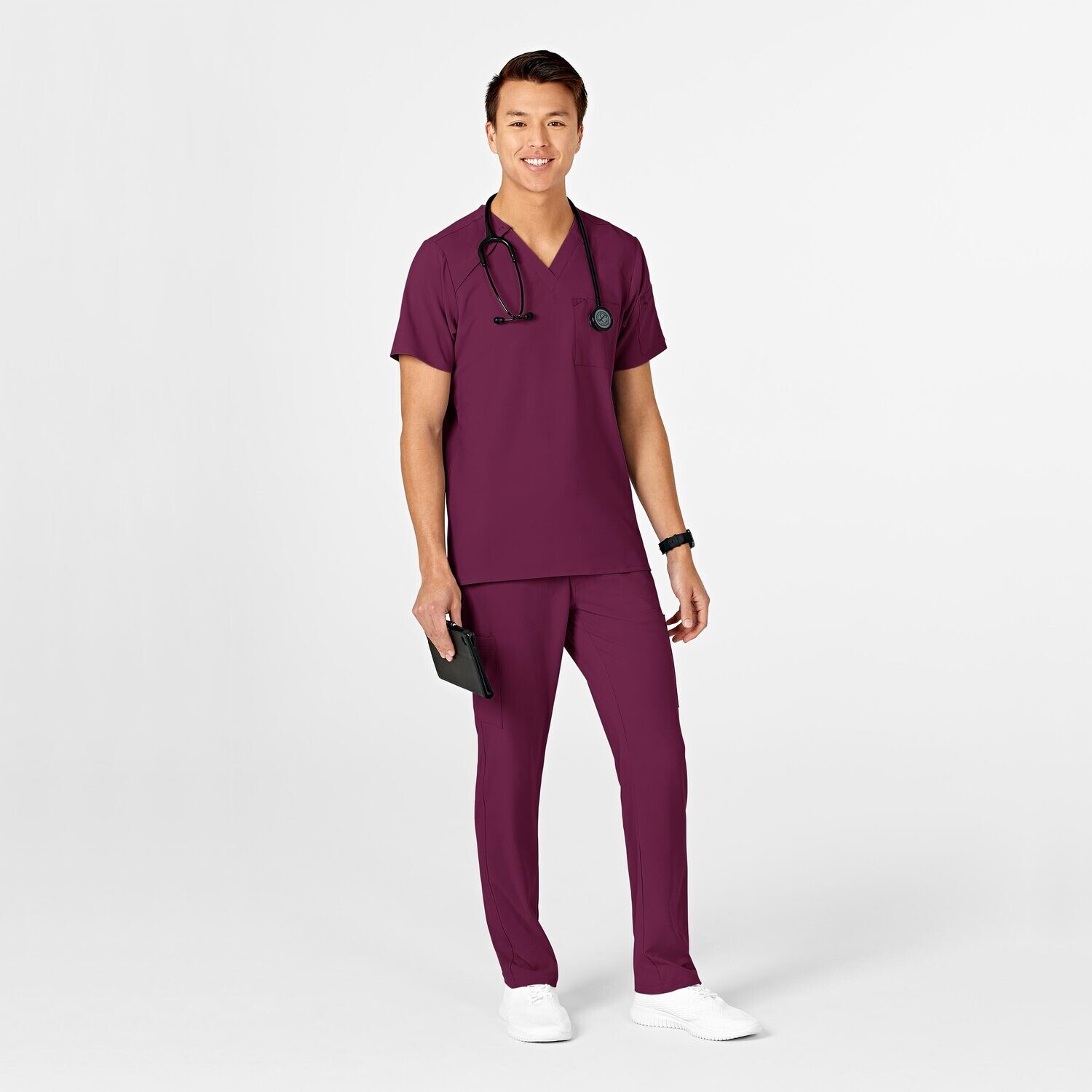 Pantalone uomo 5434 cargo wine
