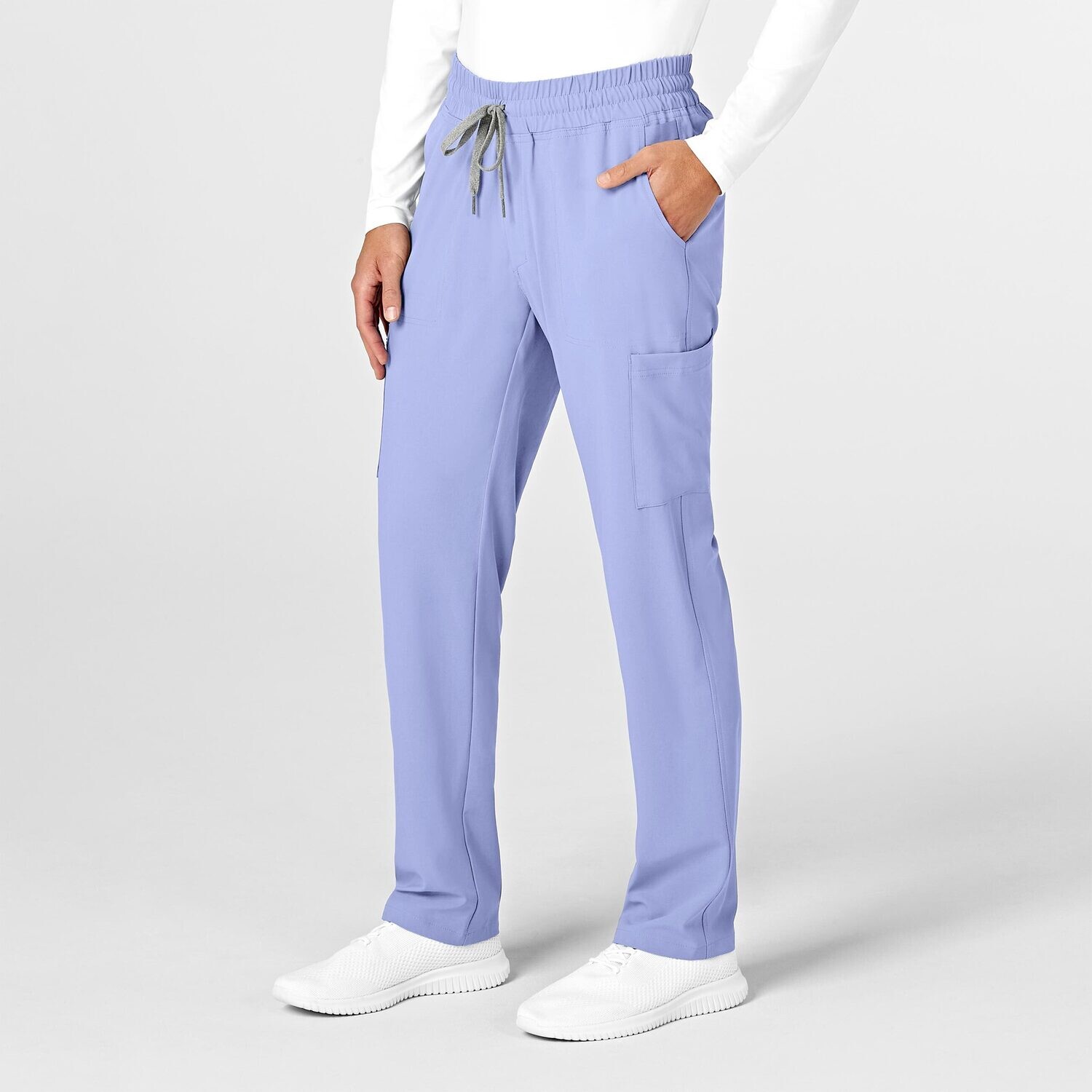 Pantalone uomo 5434 cargo ceil blue
