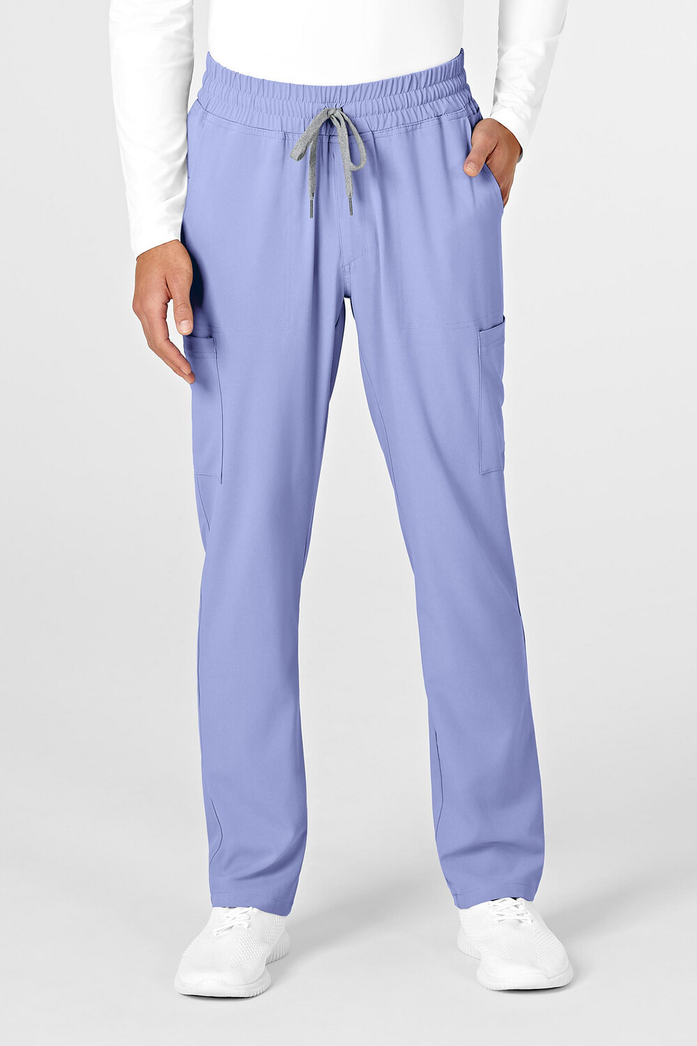 Pantalone uomo 5434 cargo ceil blue