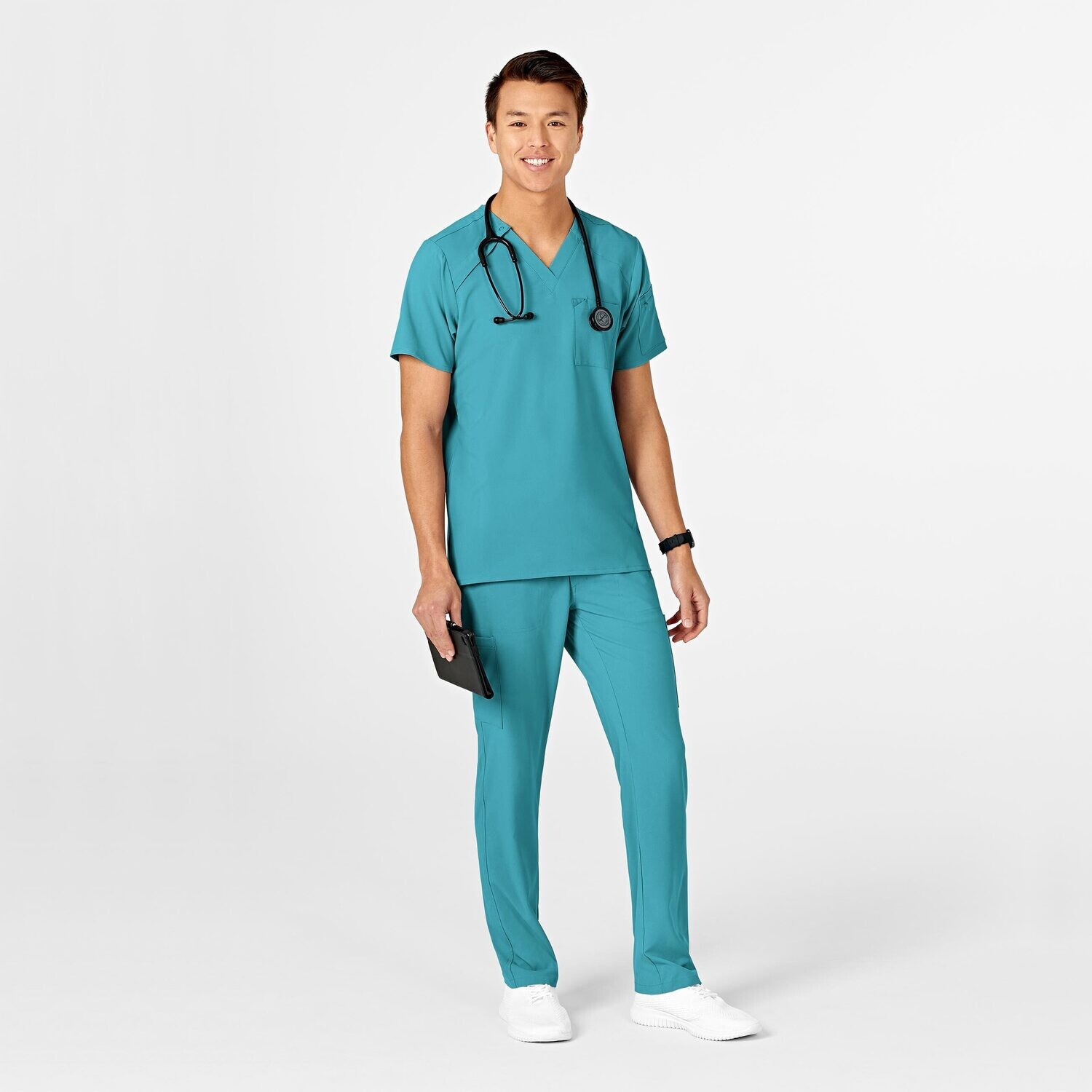 Pantalone uomo 5434 cargo teal blue