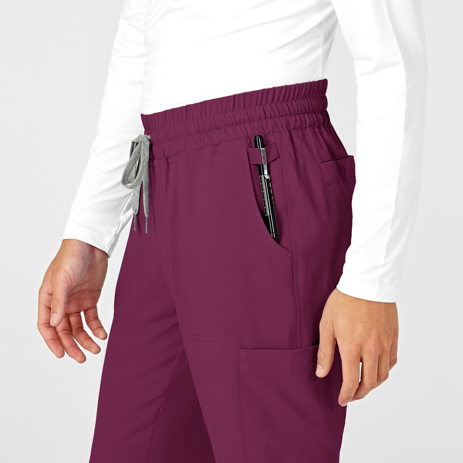 Pantalone uomo 5434 cargo wine