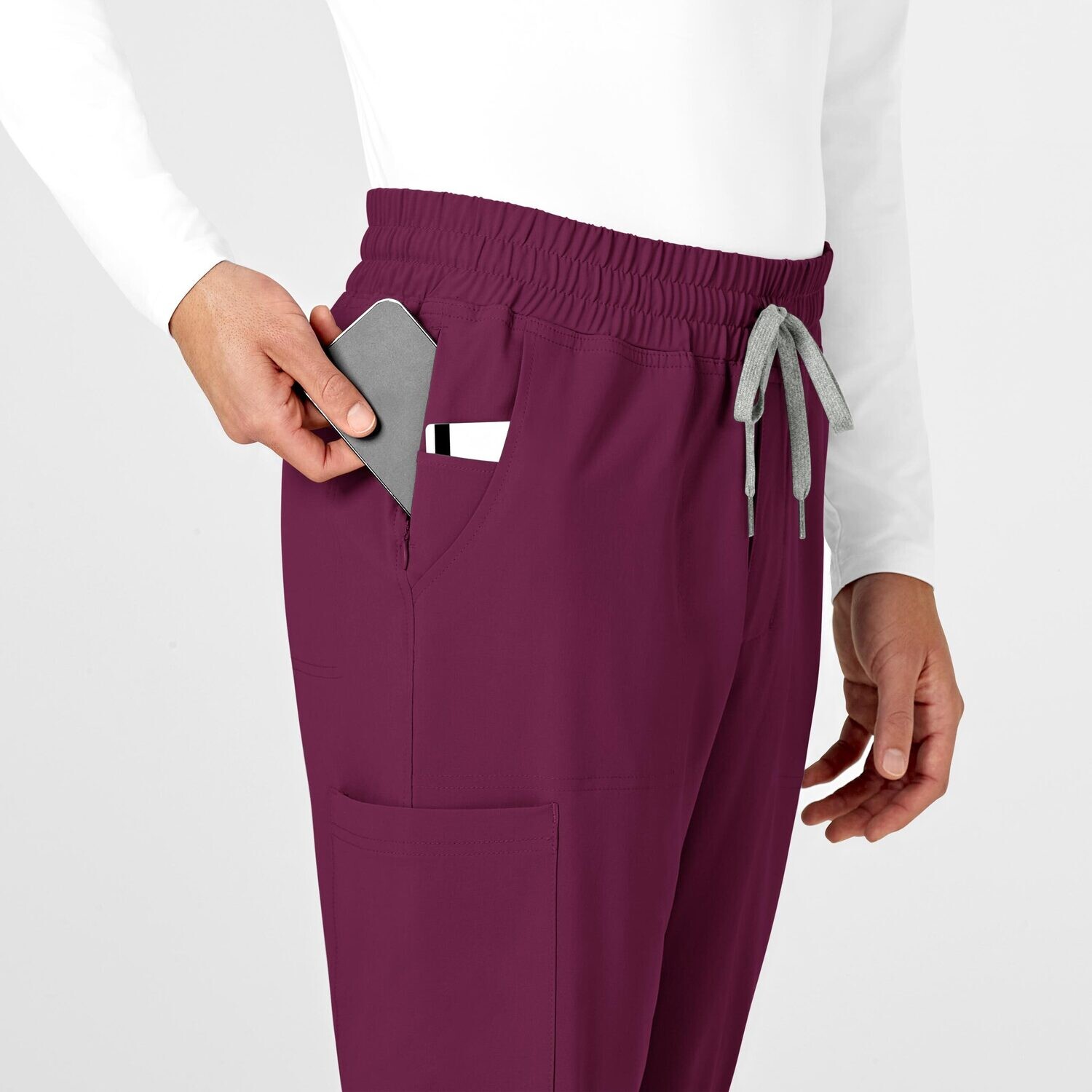 Pantalone uomo 5434 cargo wine
