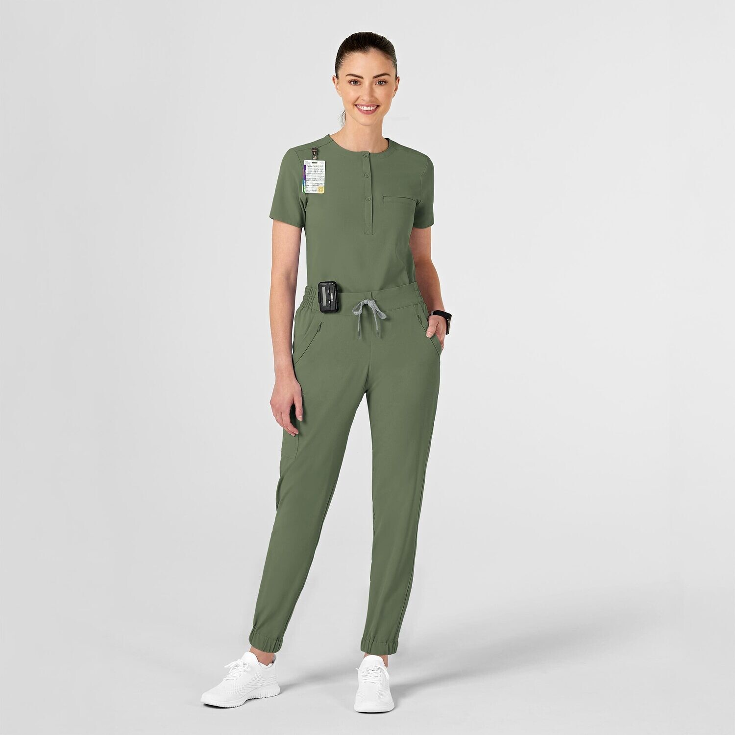Pantalone donna 5234 jogger olive
