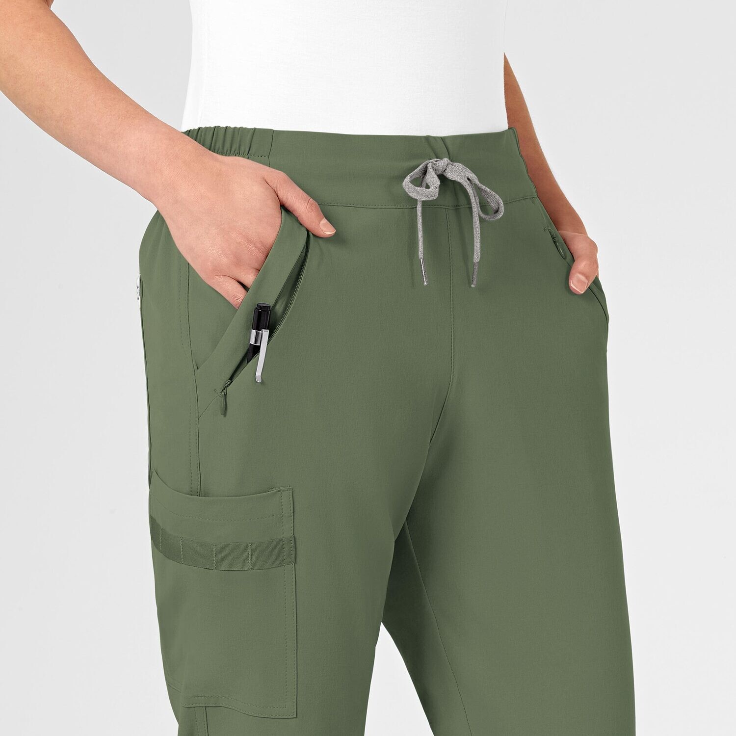 Pantalone donna 5234 jogger olive