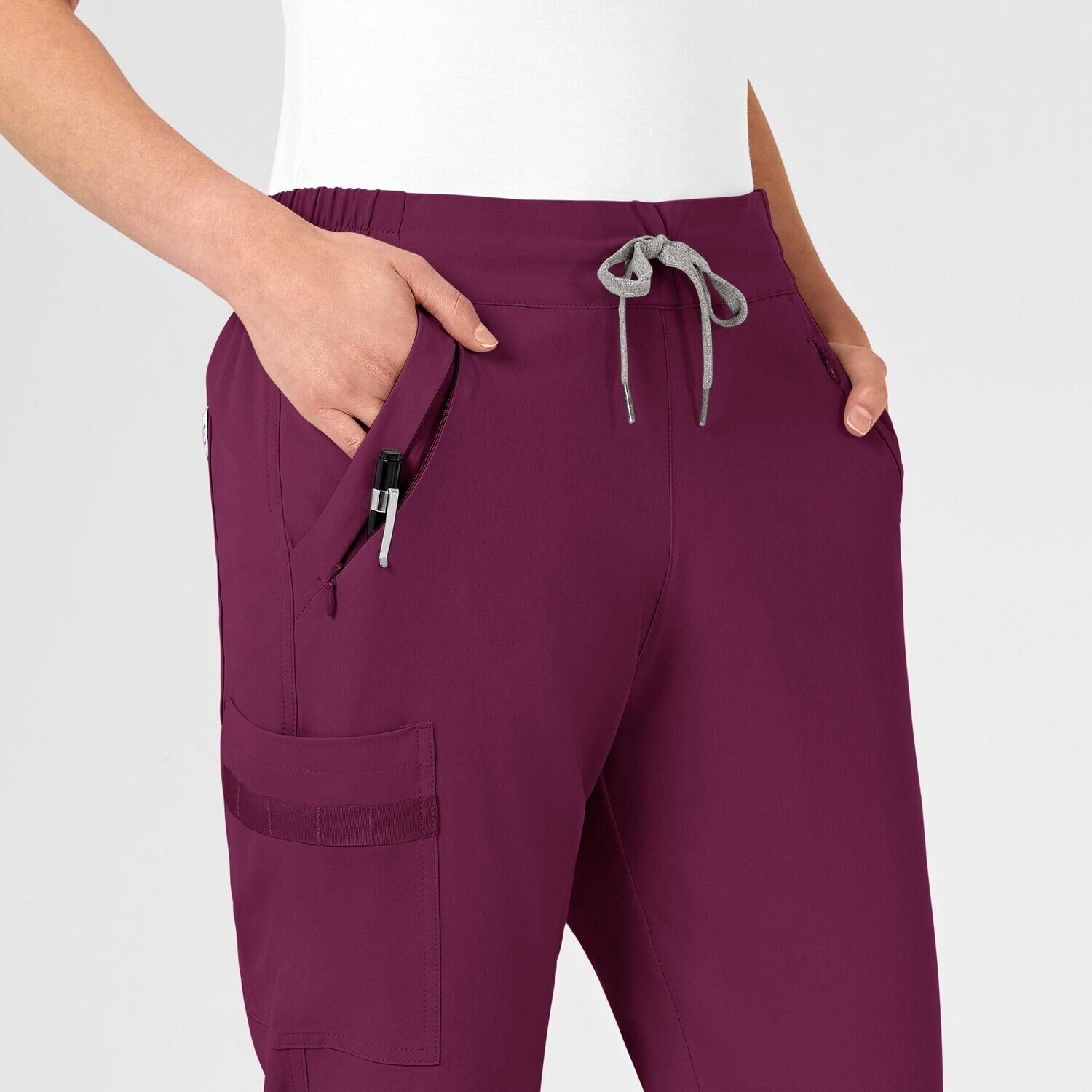 Pantalone donna 5234 jogger wine