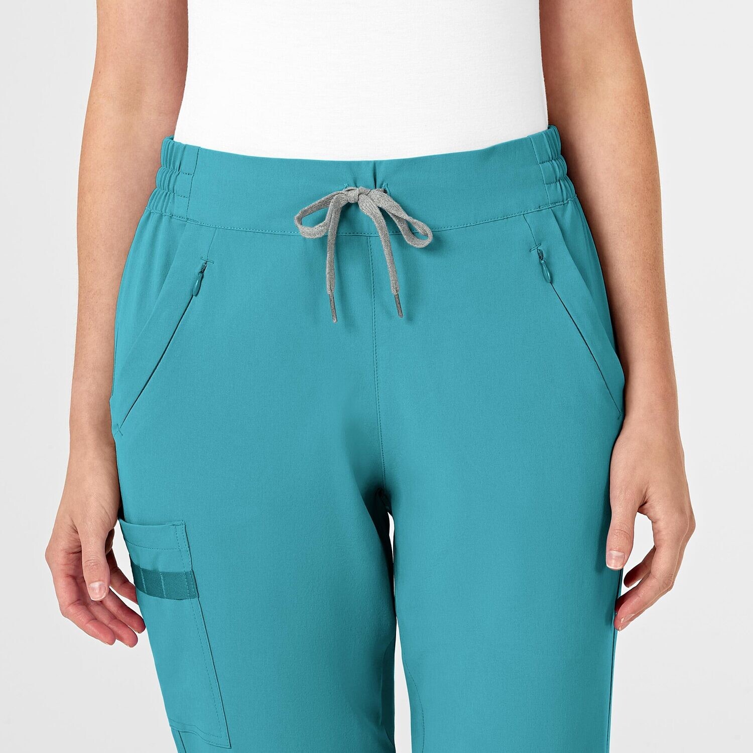 Pantalone donna 5234 jogger teal blue