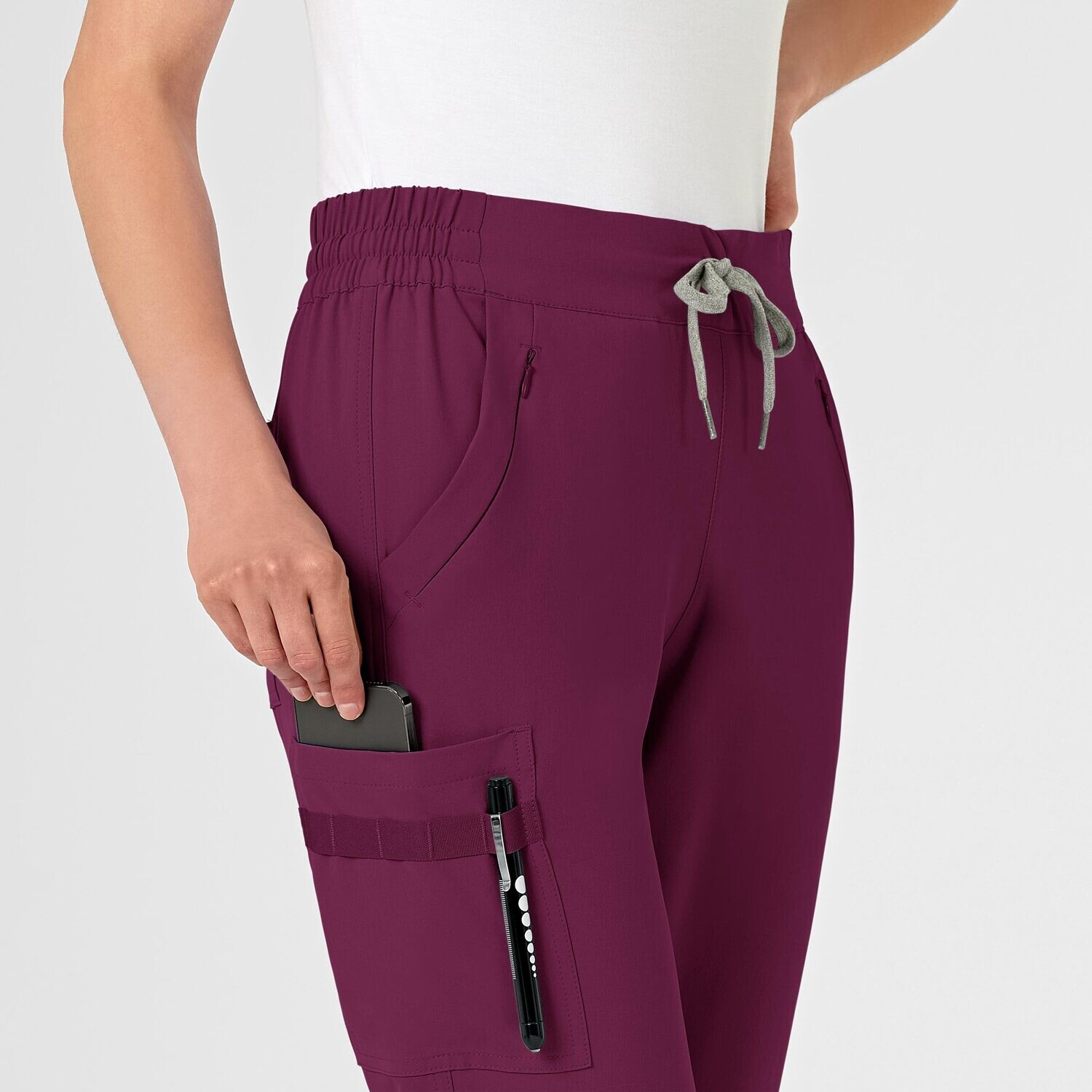 Pantalone donna 5234 jogger wine