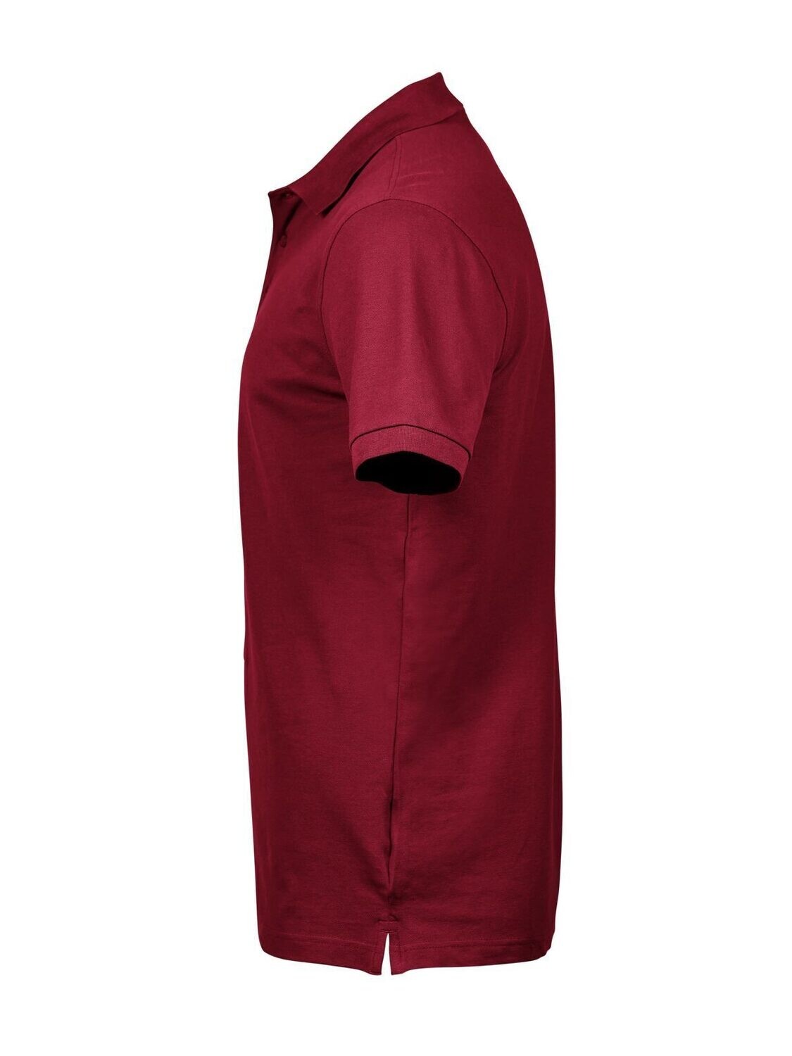 Polo uomo TJ1405 manica corta deep red